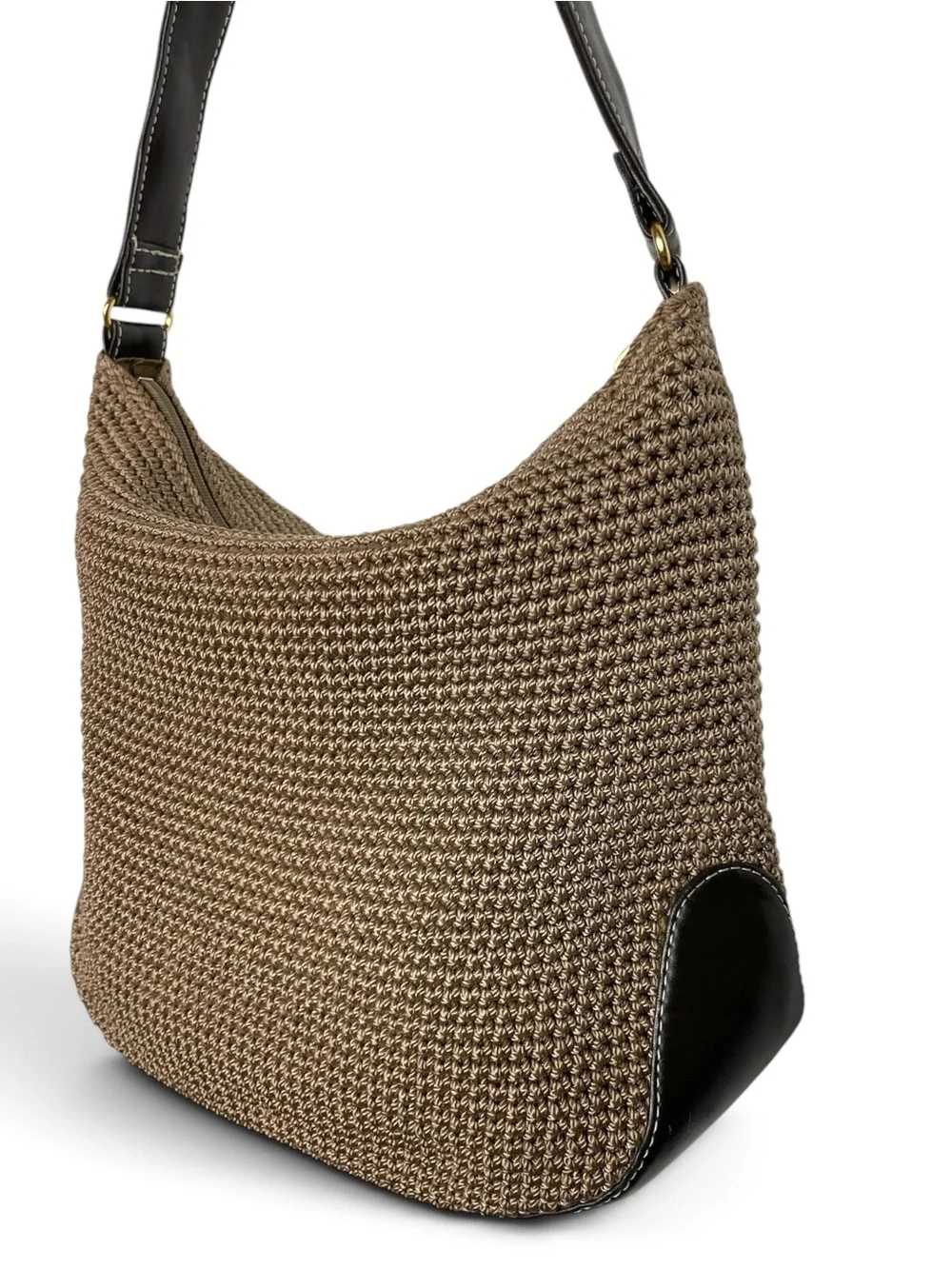 The Sak Woven Hobo shoulder Bag tan/ brown